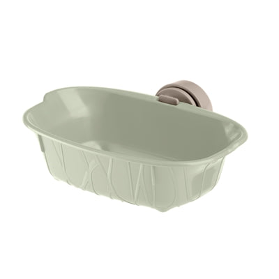 Imac Vogelbad Assorti, groene kunststof vogelbad voor vogels, eenvoudig te bevestigen tussen de tralies.