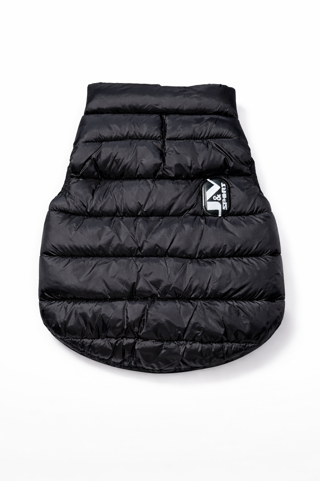 Jack & Vanilla Hondenjas Sport Zwart-XL - 45cm ruglengte - hondenbodywarmer