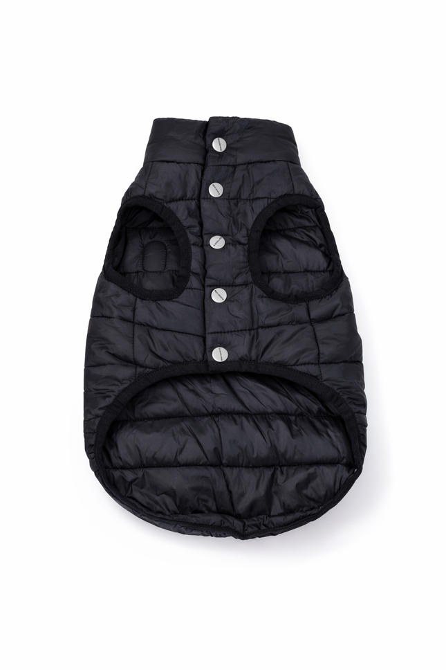 Jack & Vanilla Hondenjas Sport Zwart-XL - 45cm ruglengte - hondenbodywarmer
