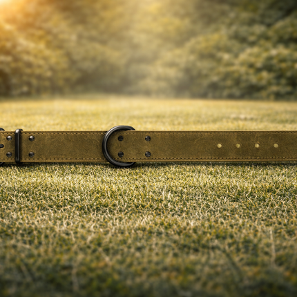 Jack And Vanilla - Halsbanden - Black Label Brede Halsband - Groen