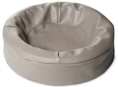 Bia Bed Kunstleer Hoes Hondenmand Taupe