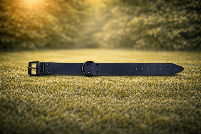Jack And Vanilla - Halsbanden - Black Label Brede Halsband - Blauw