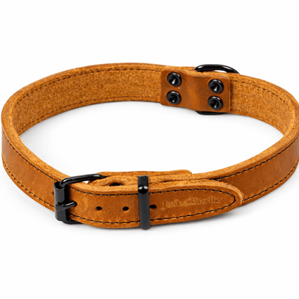 Jack And Vanilla - Halsbanden - Black Label Brede Halsband - Cognac