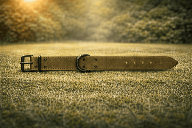 Jack And Vanilla - Halsbanden - Black Label Brede Halsband - Groen