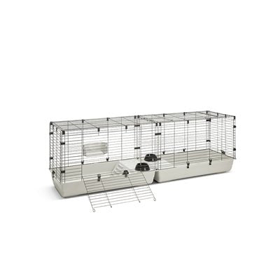 Savic Clubix 200 Knaagdierkooi Zwart / Lichtgrijs