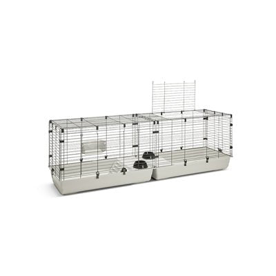 Savic Clubix 200 Knaagdierkooi Zwart / Lichtgrijs