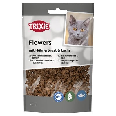Trixie Flowers Met Kippenborst En Zalm