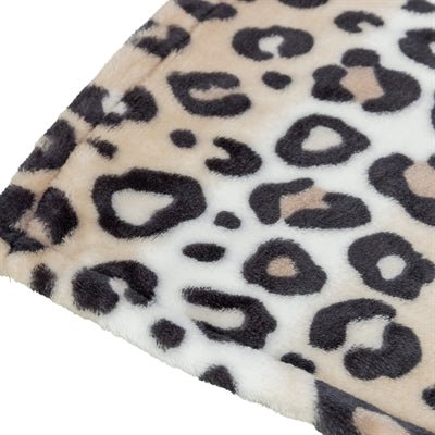 Trixie Hondendeken Leo Soft Pluche Creme / Panterprint