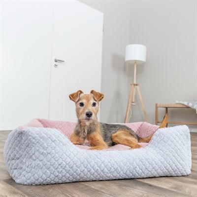 Trixie Hondenmand Kaline Mio Hoekig Grijs / Oudroze