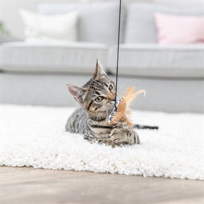 Trixie Kattenhengel Hart Hout / Katoen Met Kattenkruid / Catnip