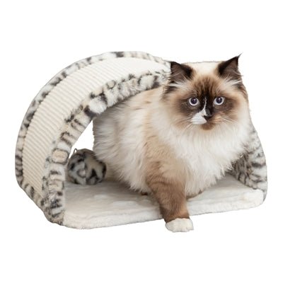 Trixie Krabbrug Leo Panterprint Creme