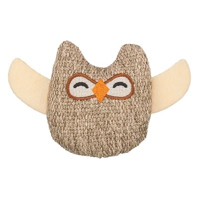 Trixie Uil Stof / Pluche Met Kattenkruid / Catnip Beige