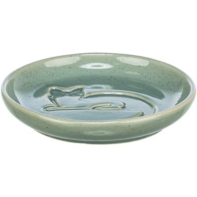 Trixie Voerbak Kat Katrelief Keramiek Blauw